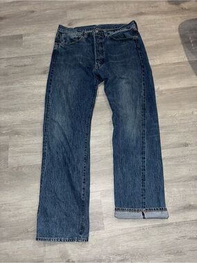 Levi's 1990 Relaxed Fit Blue selvage Denim Jeans